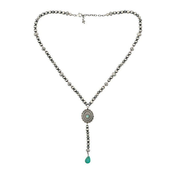 Peyote Bird Revival High Noon Concho Y-Neck Necklace