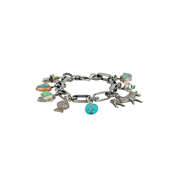 Peyote Bird Revival Out On The Ranch Charm Bracelet