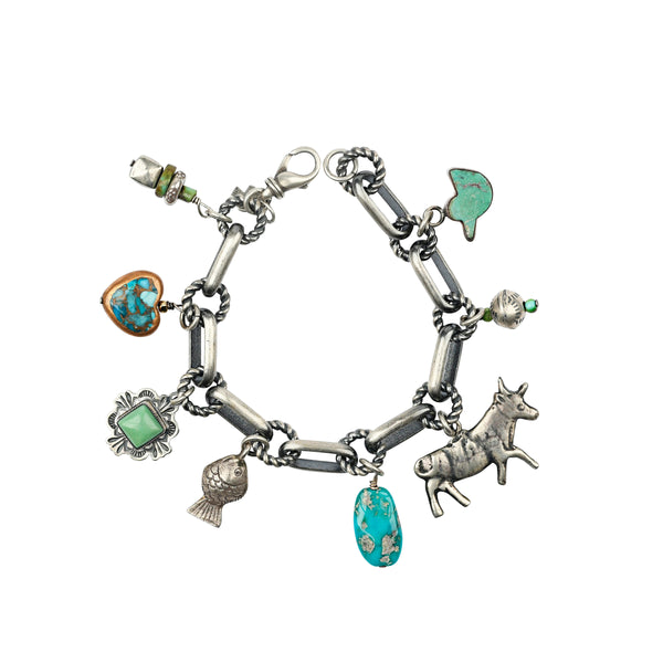 peyote bird Revival Out on the Ranch Charm Bracelet