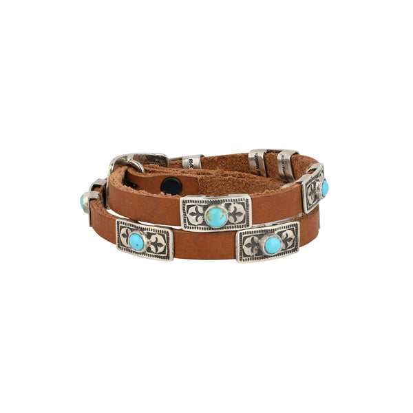 peyote bird Rick Montaño Desperado Concho Wrap Bracelet