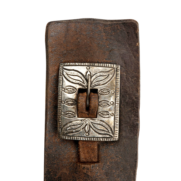 Peyote Bird Vintage Concho Belt With Rectangular Buckle