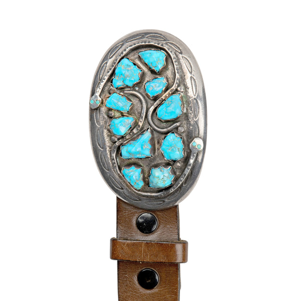 Peyote Bird Vintage Effie Calabaza Snake Buckle And Strap