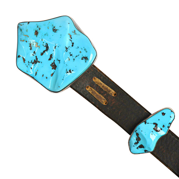 Peyote Bird Vintage Sleeping Beauty Turquoise Concho Belt