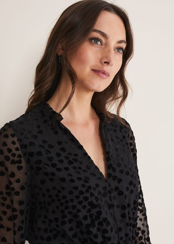 Phase Eight Isador Textured Fit And Flare Midi Dress