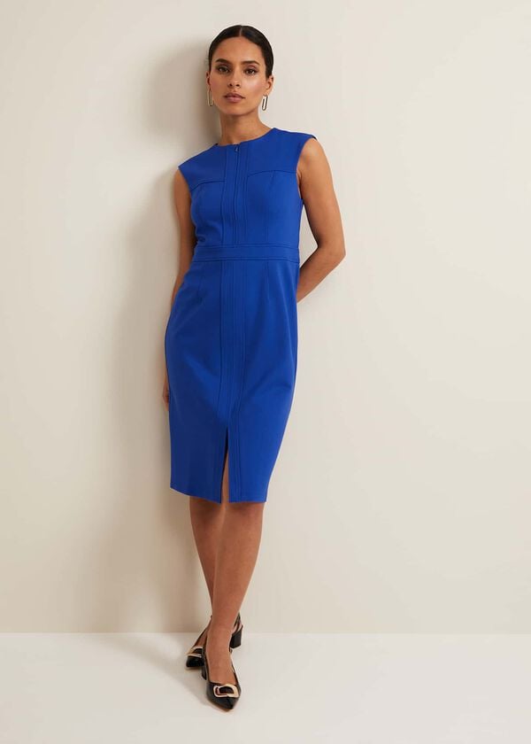 Phase Eight Karmie Ponte Fitted Pencil Dress Petite