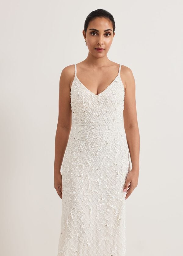 Phase Eight Petite Alexia Embellished Maxi Wedding Dress