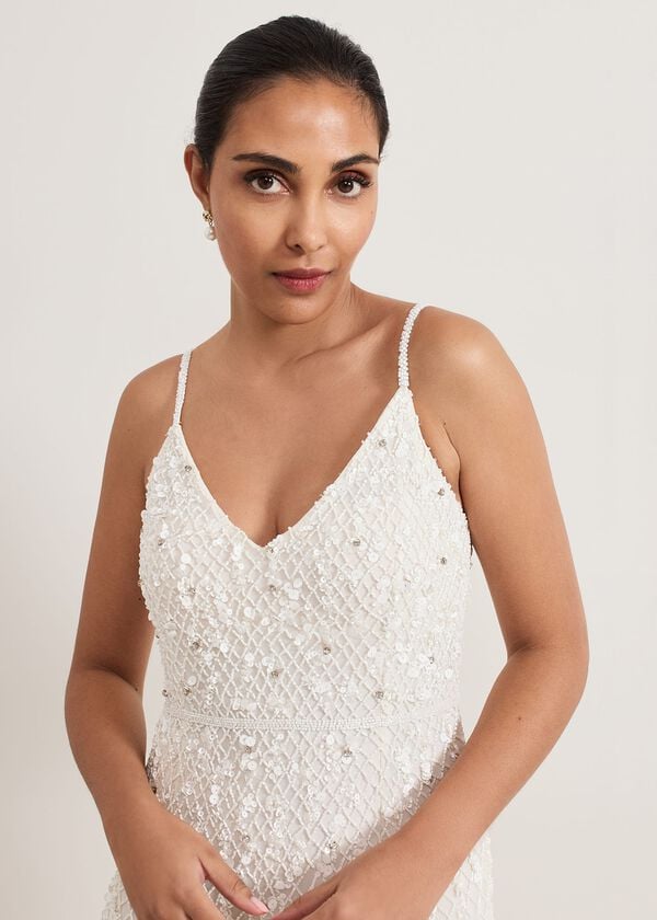 Phase Eight Petite Alexia Embellished Maxi Wedding Dress