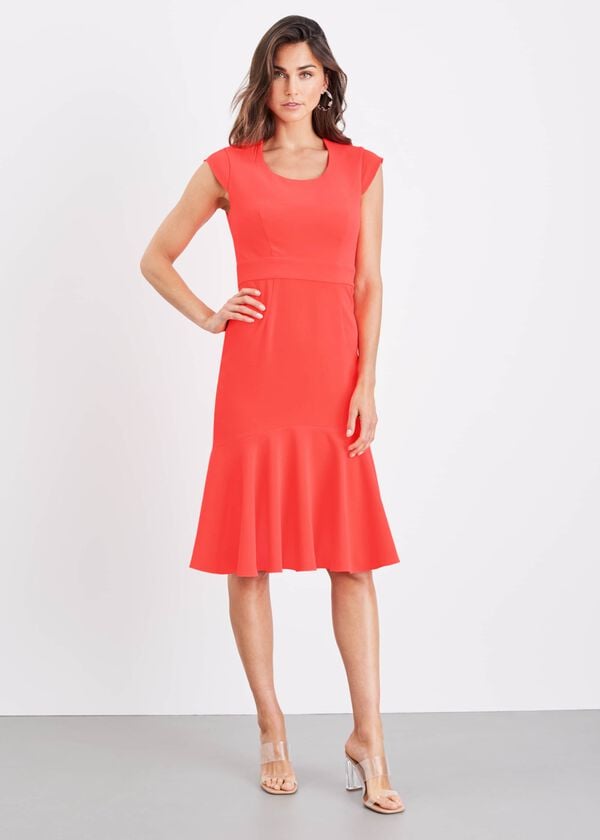 Phase Eight Abree Fitted Peplum Hem Dress