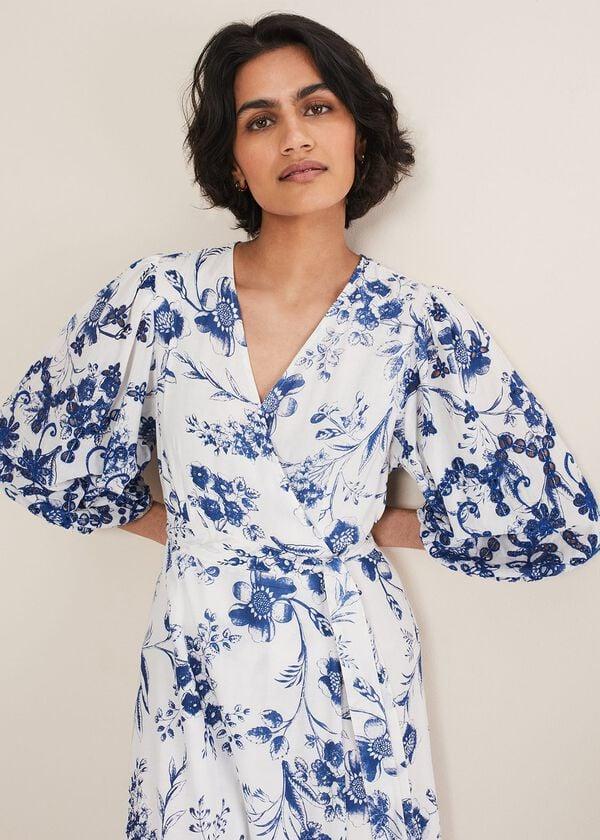 Phase Eight Abriella Floral Broderie Midi Dress