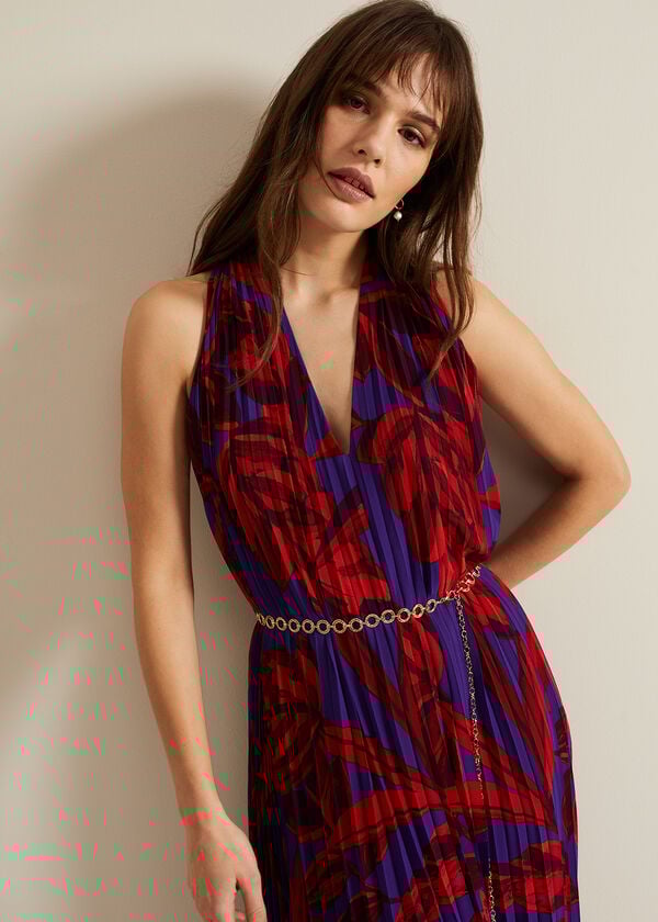 Phase Eight Adelaide Pleated Midaxi Dress