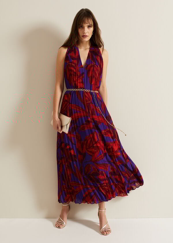 phase eight Adelaide Pleated Midaxi Dress
