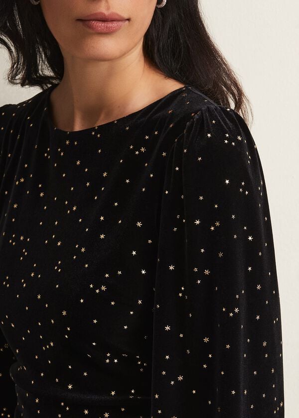 Phase Eight Adele Velvet Mini Dress