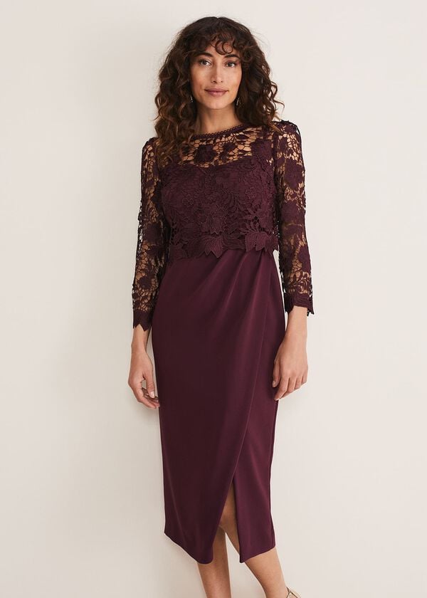 phase eight Adeline Double Layer Lace Dress