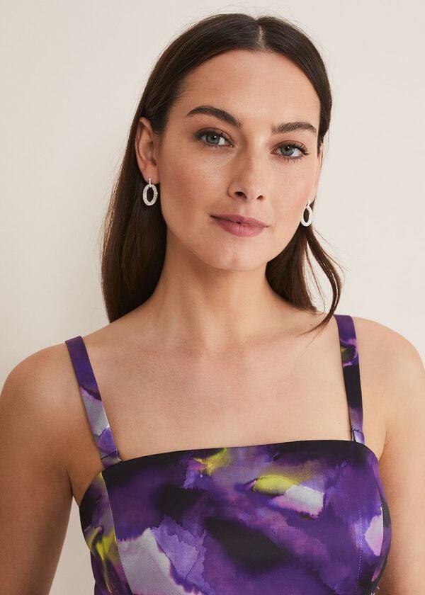 Phase Eight Adelita Abstract Print Dress