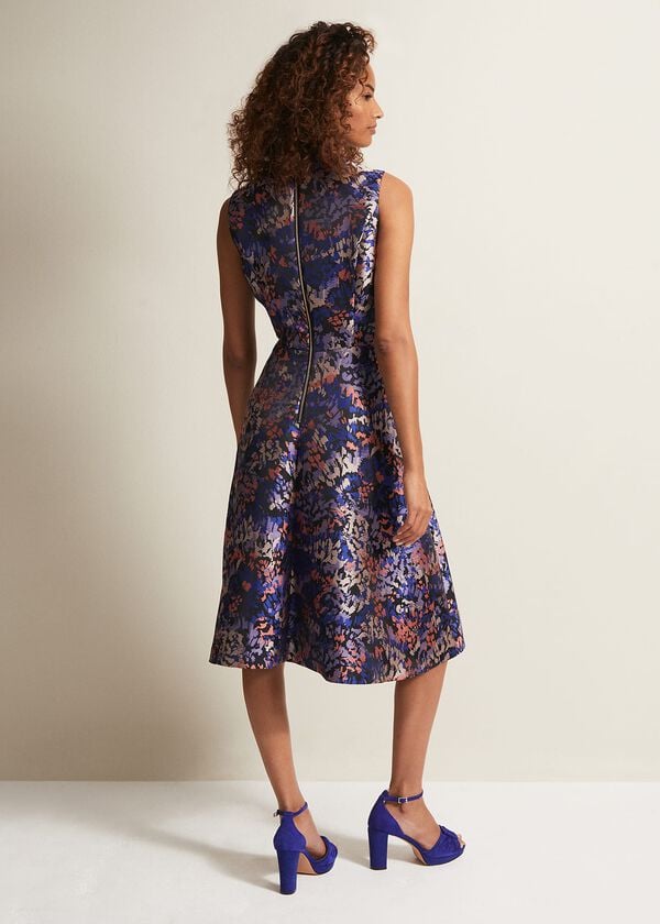 Phase Eight Adonia Abstract Jacquard Dress