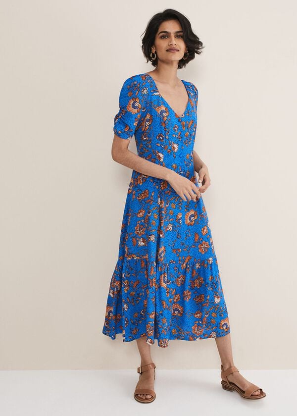 Phase Eight Adriel Paisley Midi Dress