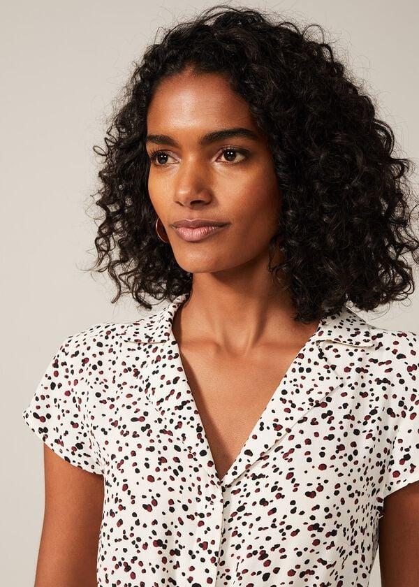 Phase Eight Afia Ditsy Spot Shirt Dress