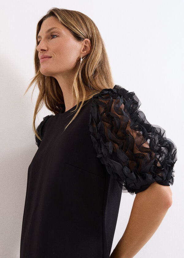 Phase Eight Aida Black Shift Dress