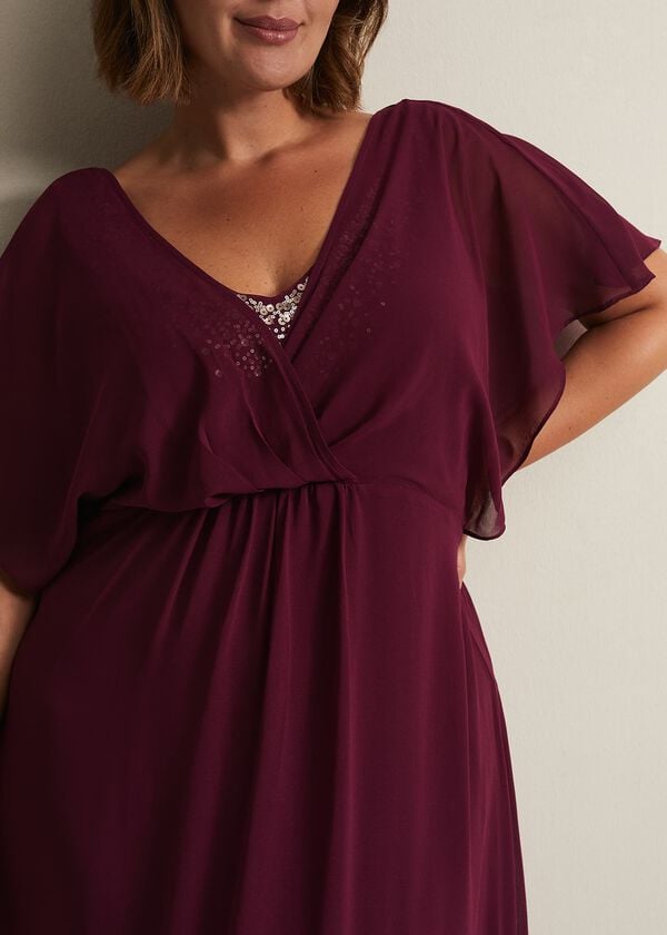 Phase Eight Albertina Sequin Maxi Dress