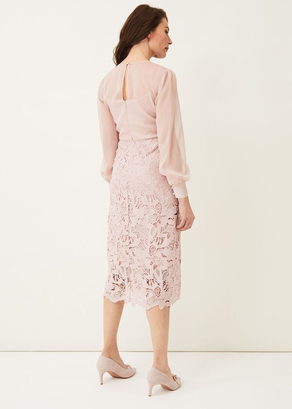 Phase Eight Aldora Chiffon Lace Dress