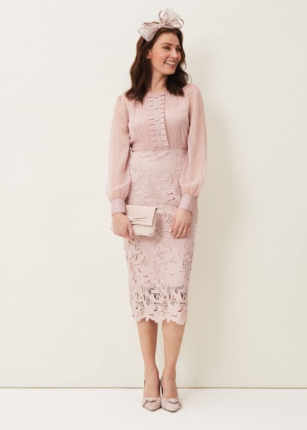 Phase Eight Aldora Chiffon Lace Dress