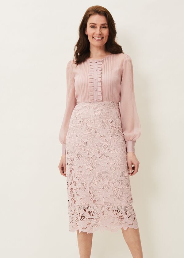 phase eight Aldora Chiffon Lace Dress