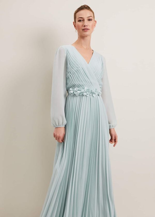 Phase Eight Alecia Pleat Maxi Dress