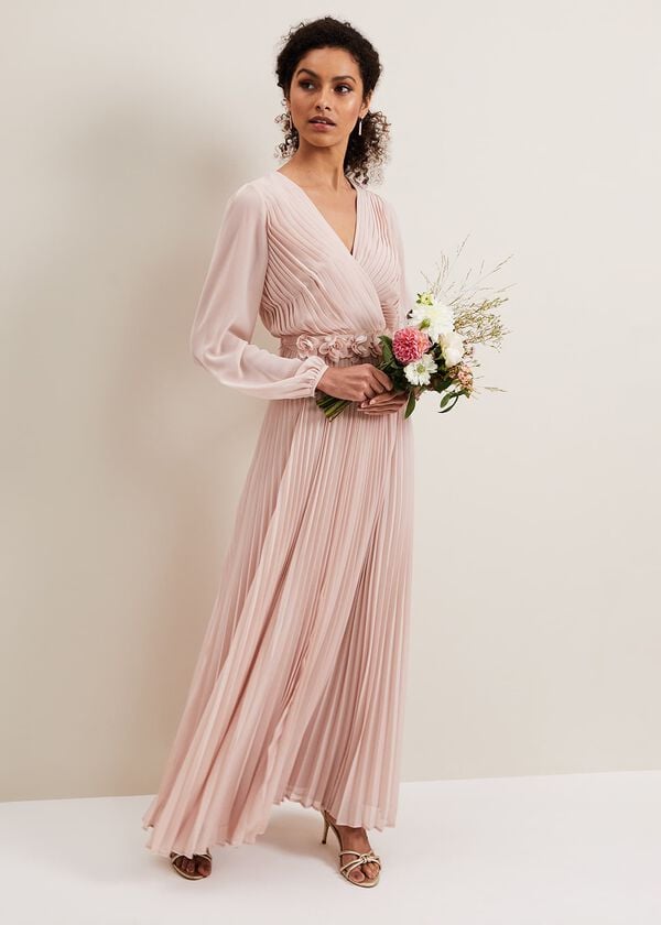 phase eight Alecia Pleated Maxi Dress