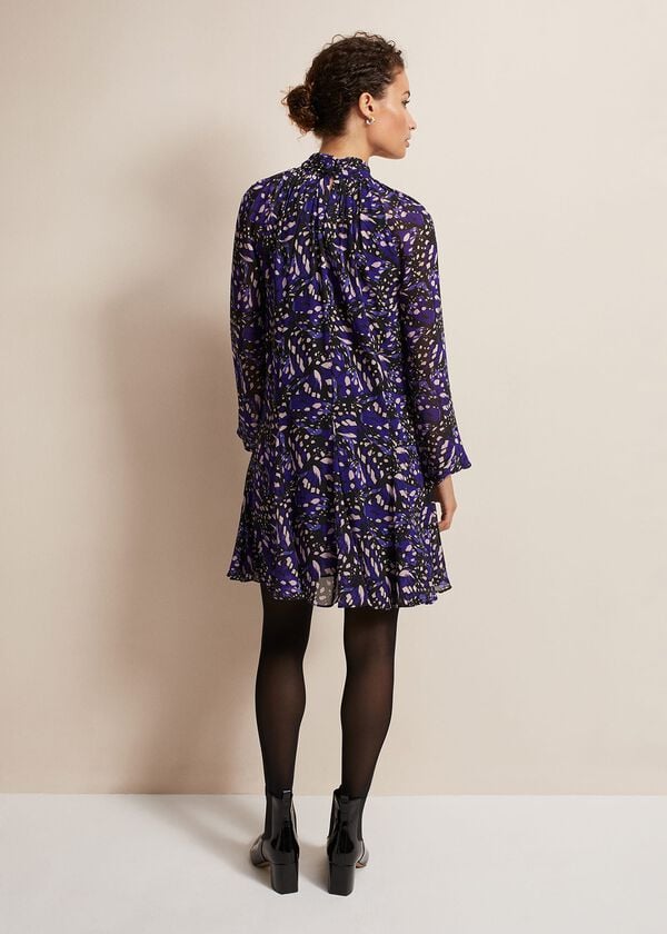 Phase Eight Aleka Abstract Swing Mini Dress