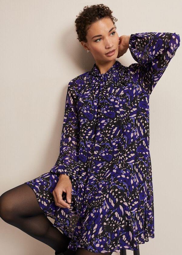 phase eight Aleka Abstract Swing Mini Dress