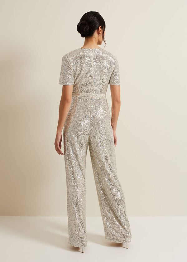 Phase Eight Alessandra Sequin Embellished Jumpsuit