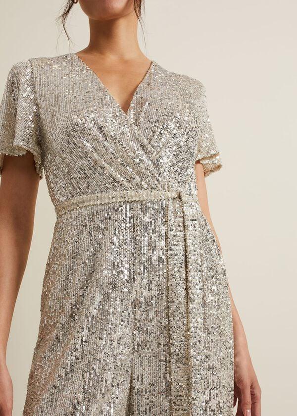 Phase Eight Alessandra Sequin Embellished Jumpsuit