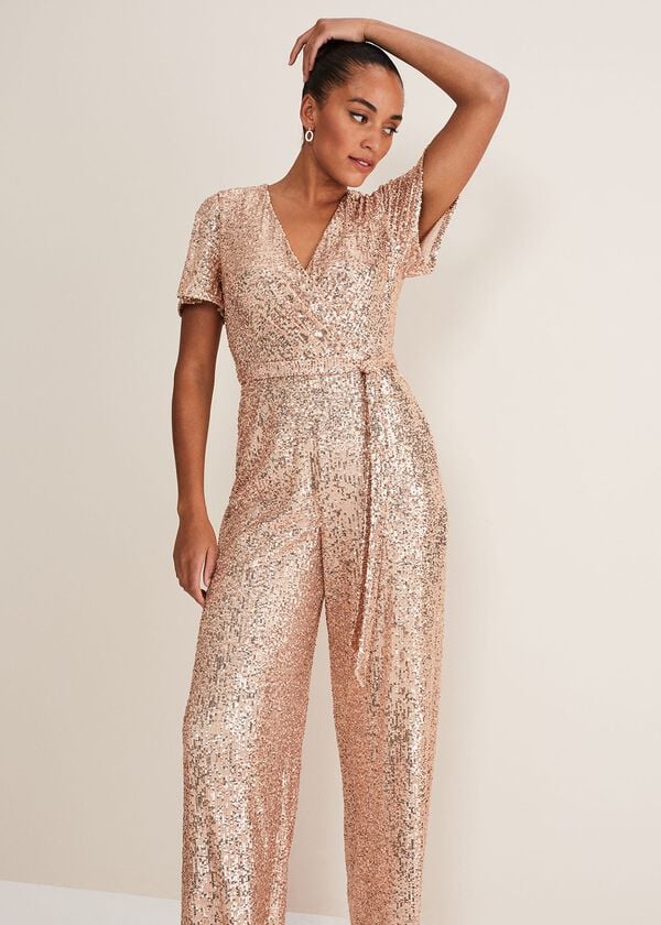 Phase Eight Alessandra Sequin Jumpsuit