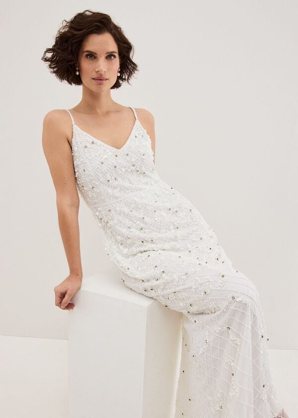 Phase Eight Alexia Embellished Maxi Wedding Dress