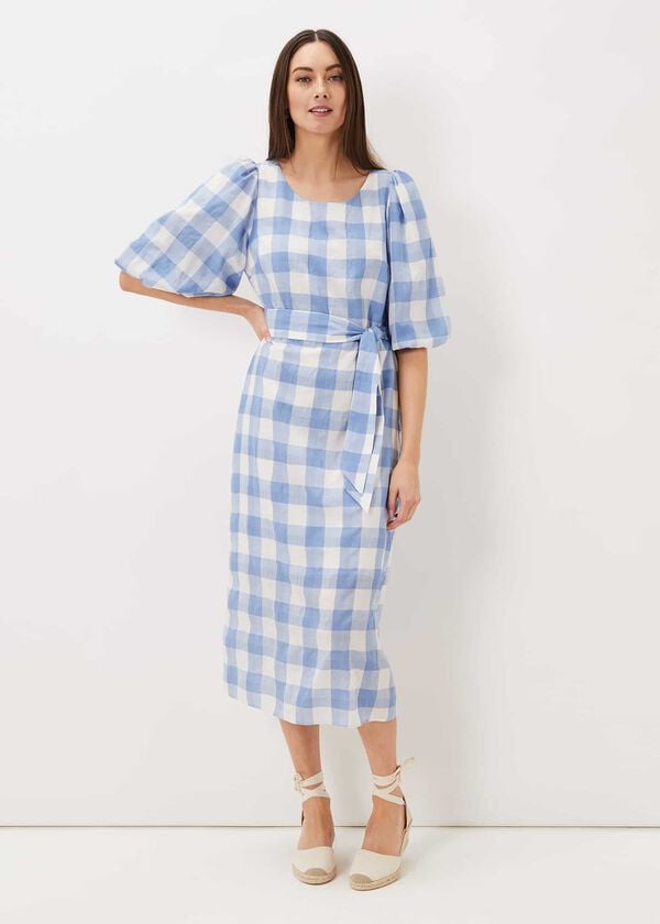 phase eight Alina Check Midi Dress