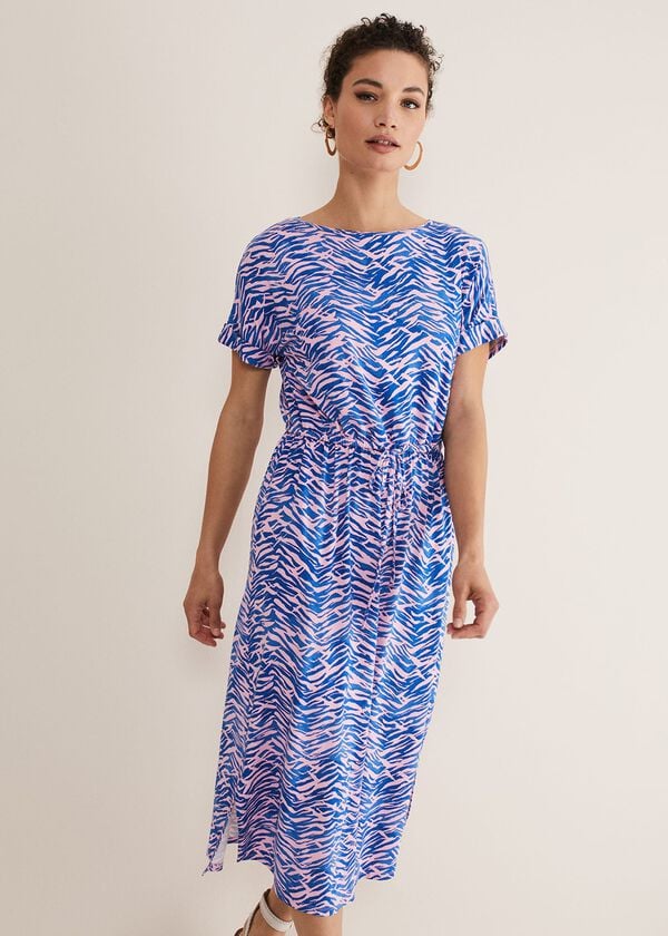 Phase Eight Alina Zebra Print Jersey Dress