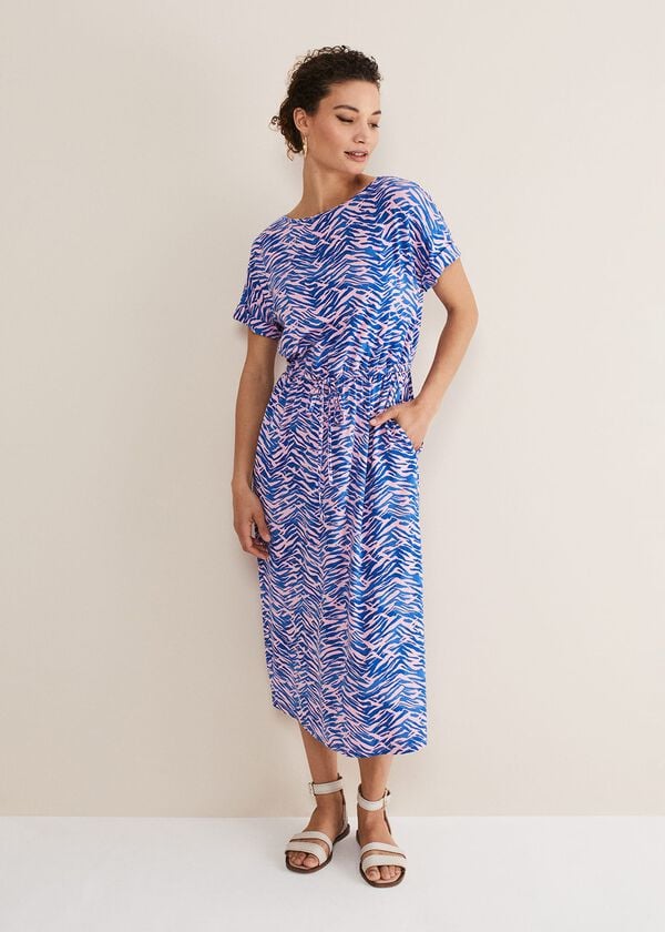 phase eight Alina Zebra Print Jersey Dress