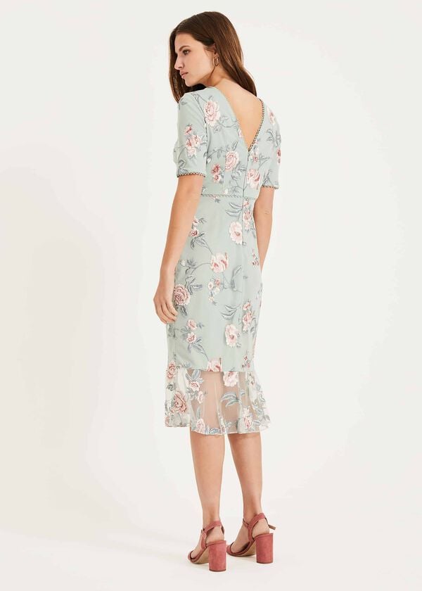 Phase Eight Alissa Embroidered Dress