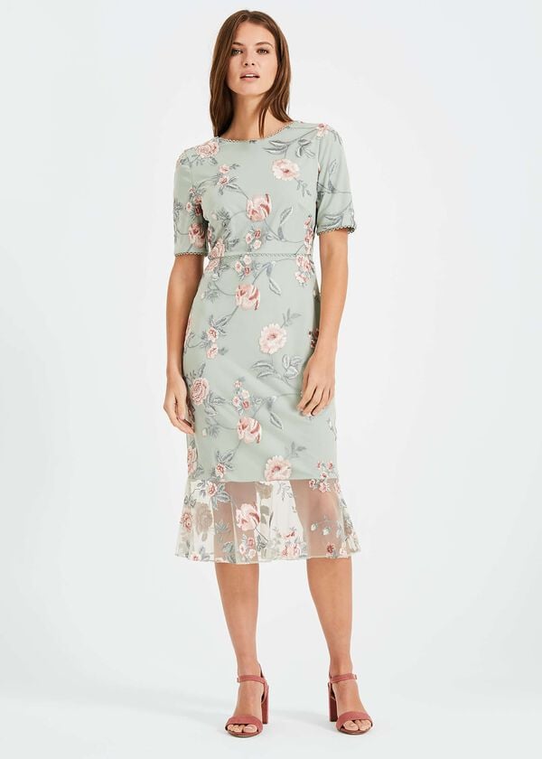 Phase Eight Alissa Embroidered Dress