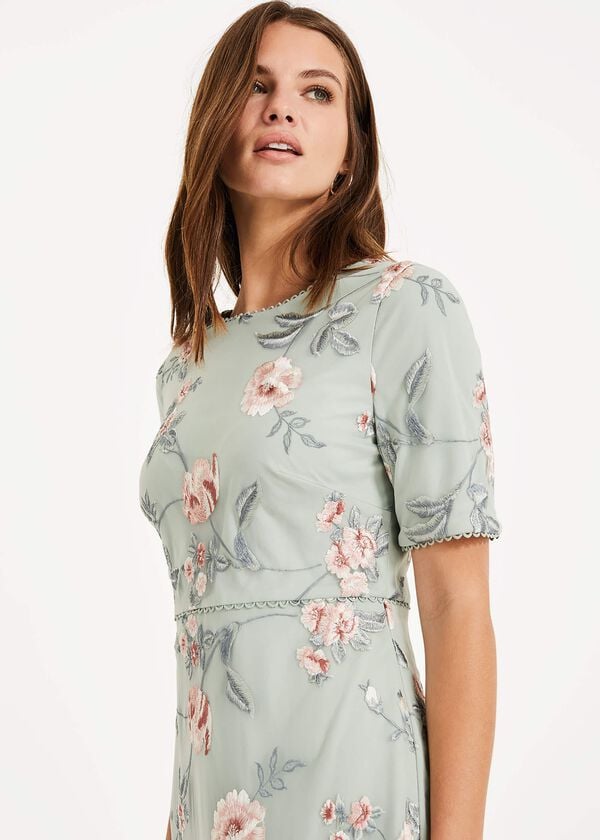 Phase Eight Alissa Embroidered Dress