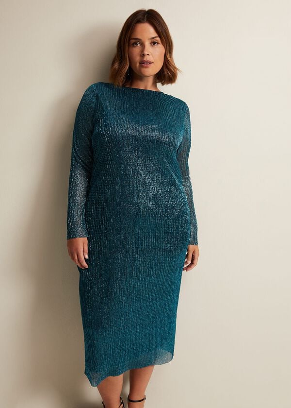 Phase Eight Alix Plisse Dress