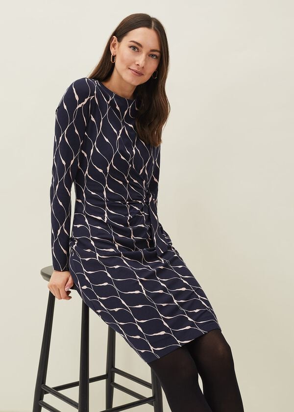 Phase Eight Ally Abstract Print Dress