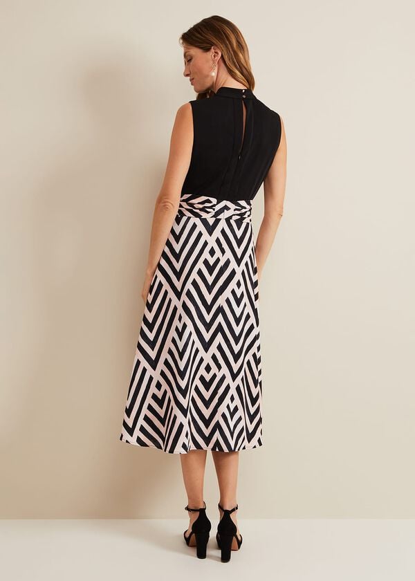Phase Eight Alora Print Midi Dress