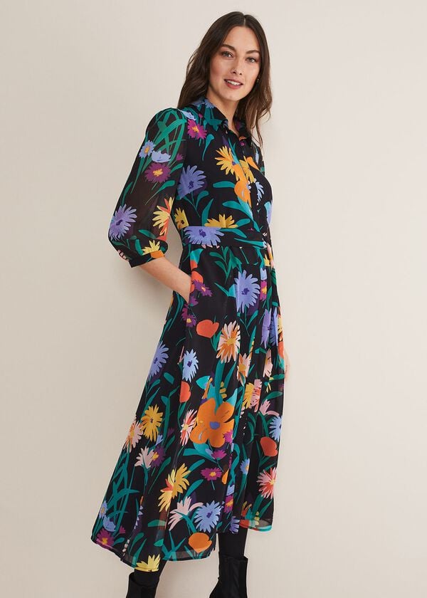 Phase Eight Alta Floral Midaxi Dress