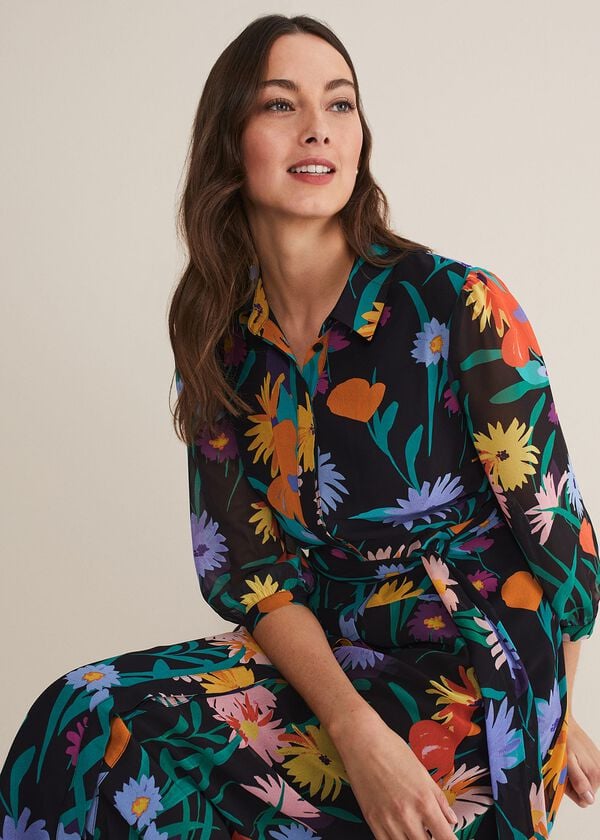 Phase Eight Alta Floral Midaxi Dress