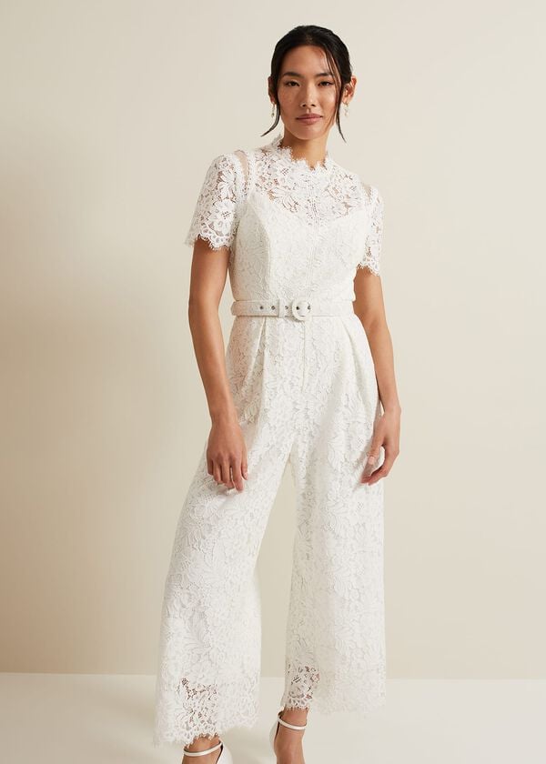 Phase Eight Amaliah Lace Bridal Jumpsuit