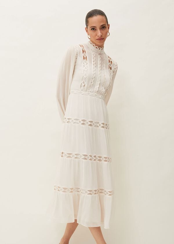 phase eight Amberlee Cutwork Midi Dress