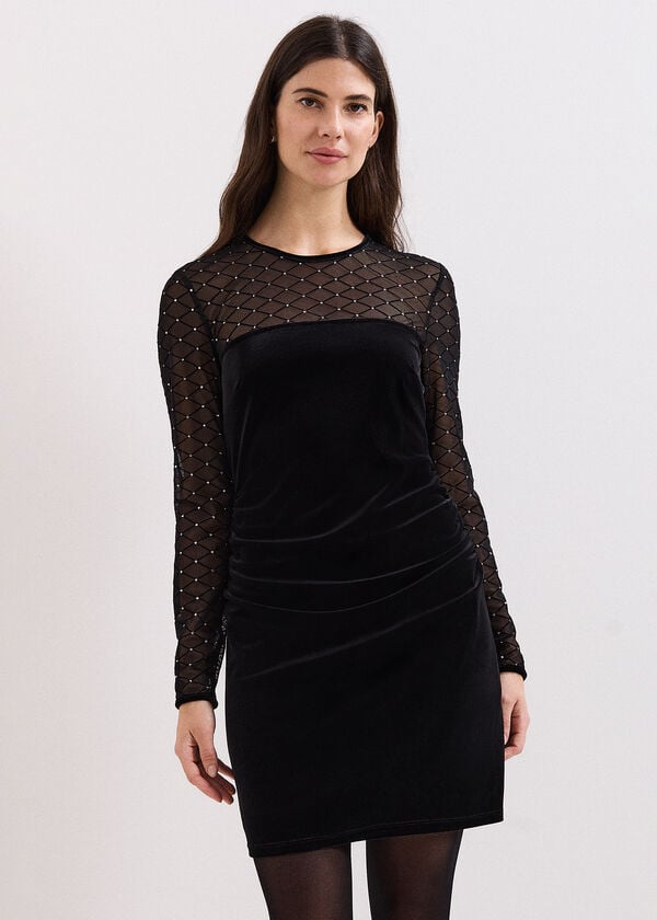 phase eight Amberose Velvet Dress