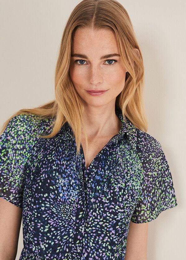 Phase Eight Amelia Ditsy Shirt Midi Dress