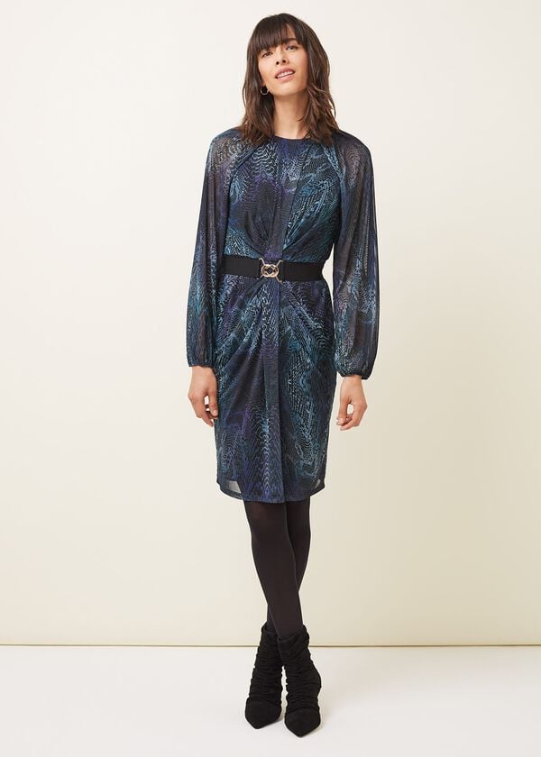 Phase Eight Amelie Snake Print Dress
